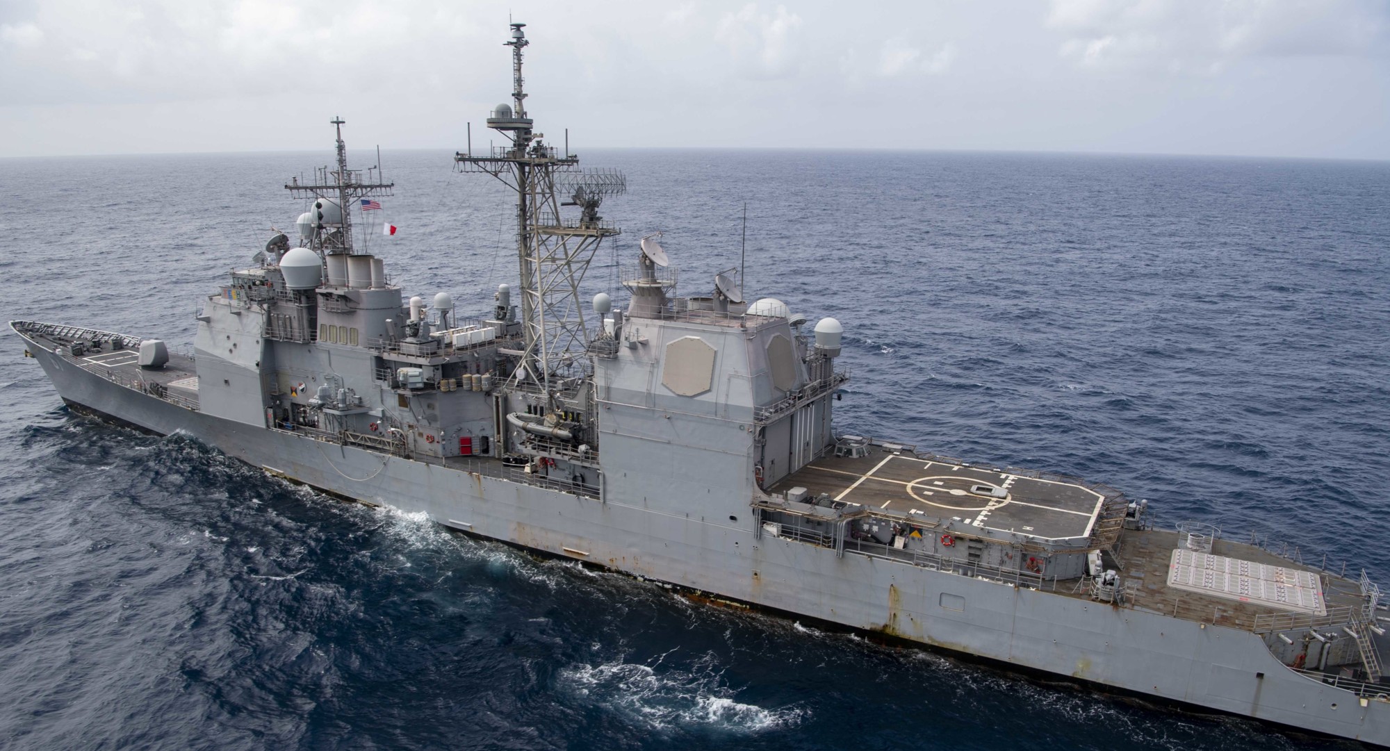 cg-67 uss shiloh ticonderoga class guided missile cruiser aegis us navy indian ocean 90