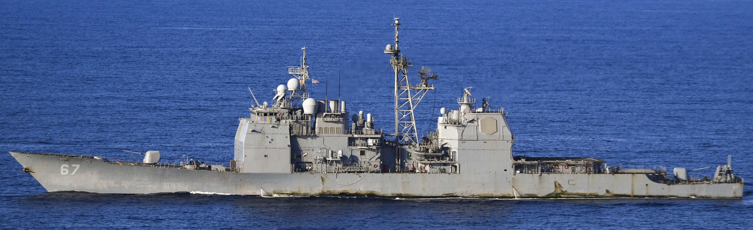 cg-67 uss shiloh ticonderoga class guided missile cruiser aegis us navy south china sea 102
