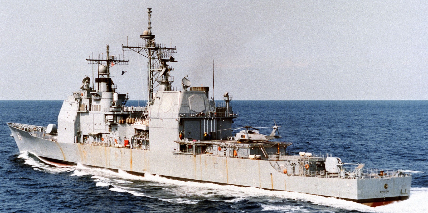 cg-67 uss shiloh ticonderoga class guided missile cruiser aegis us navy sea trials 106
