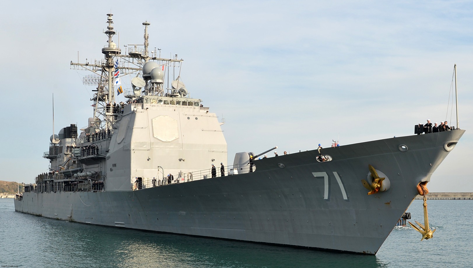 cg-71 uss cape st. george ticonderoga class guided missile cruiser us navy ingalls pascagoula 13x