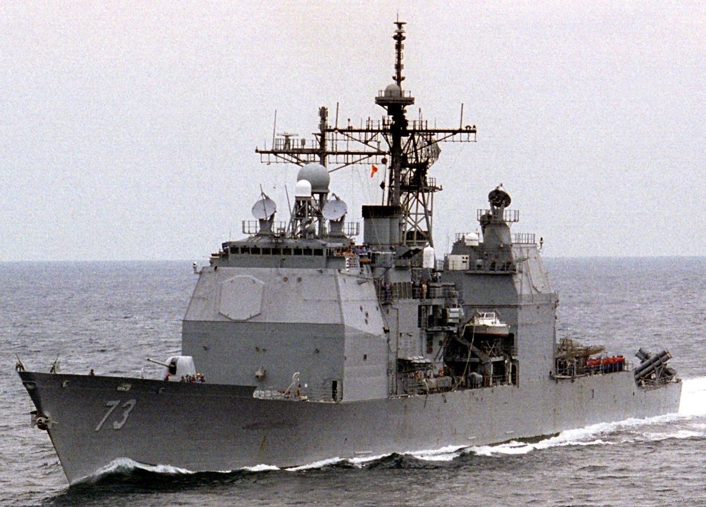 cg-73 uss port royal ticonderoga class guided missile cruiser navy 57 persian gulf
