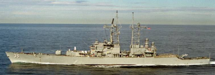 USS Truxtun CGN 35 - Pacific Ocean 1989