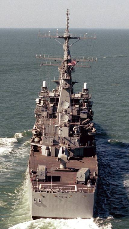 USS Virginia CGN 38 - stern view