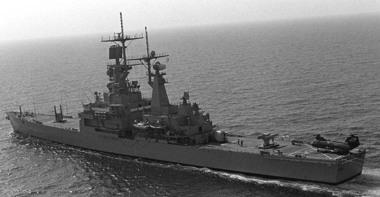 USS Virginia CGN 38 - East Mediterranean Sea 1982