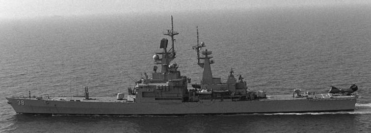 USS Virginia CGN 38 - East Mediterranean Sea 1982