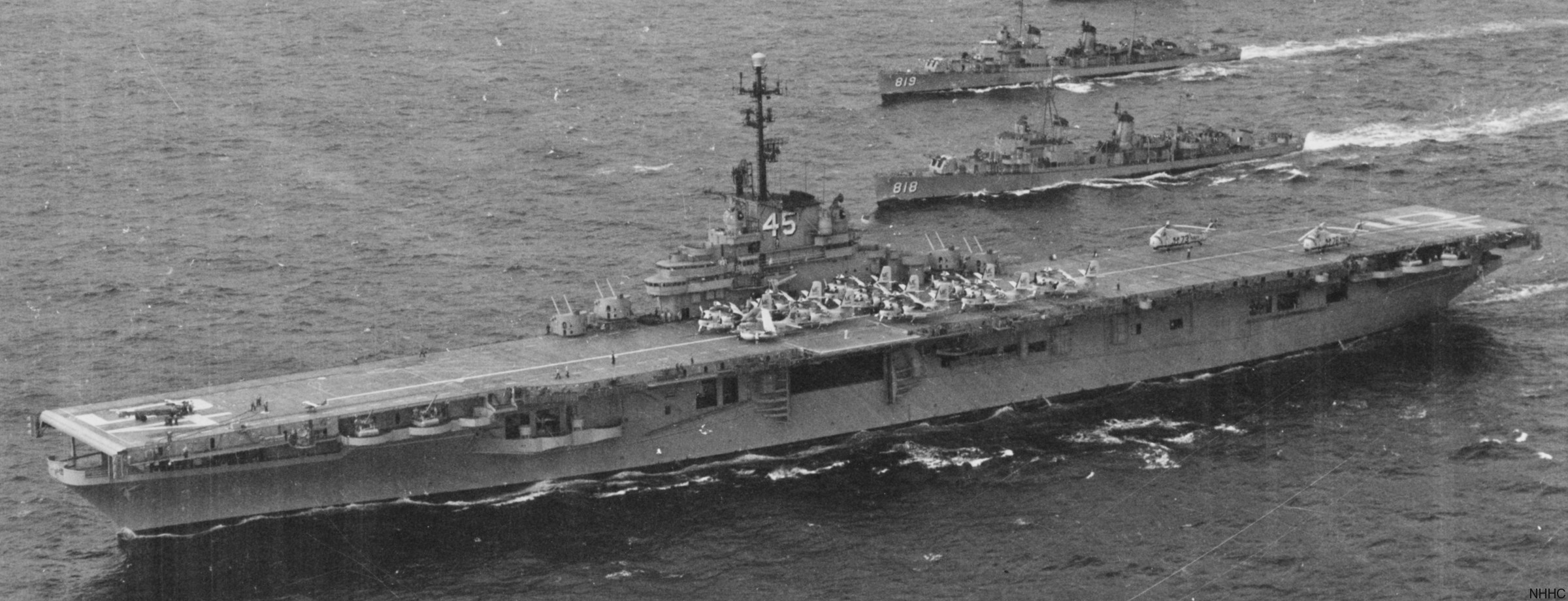 cvs-45 uss valley forge anti submarine aircraft carrier us navy 18