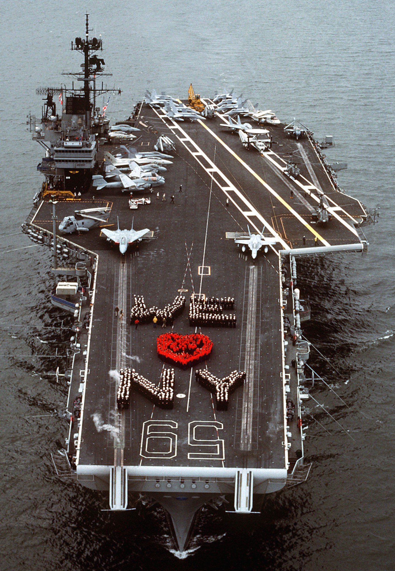 cv-59 uss forrestal aircraft carrier us navy fleet week new york 1989 cvw-6 98