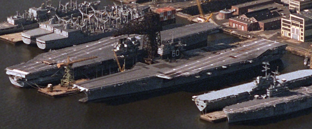 cv-60 uss saratoga forrestal class aircraft carrier us navy philadelphia naval inactive ship maintenance facility nismf 08