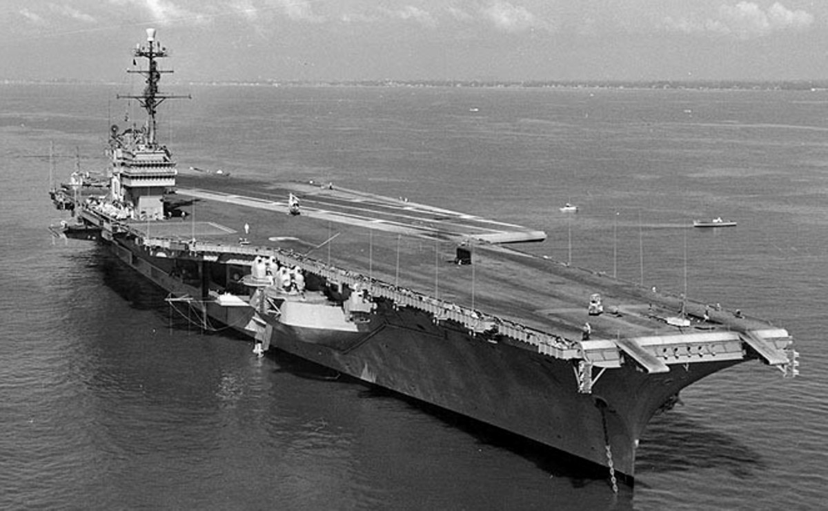 cv-60 uss saratoga forrestal class aircraft carrier international naval review norfolk 1957 20