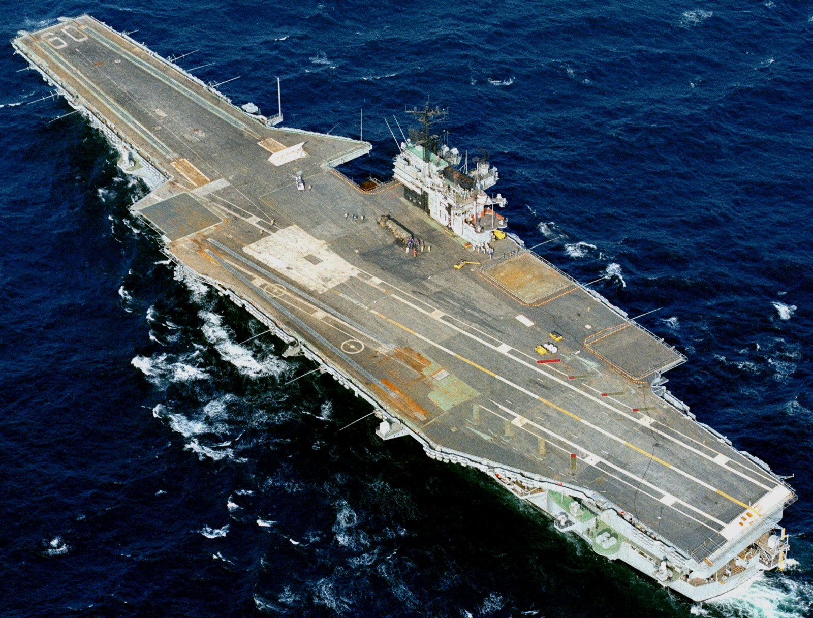 cv-60 uss saratoga forrestal class aircraft carrier us navy trials slep 55
