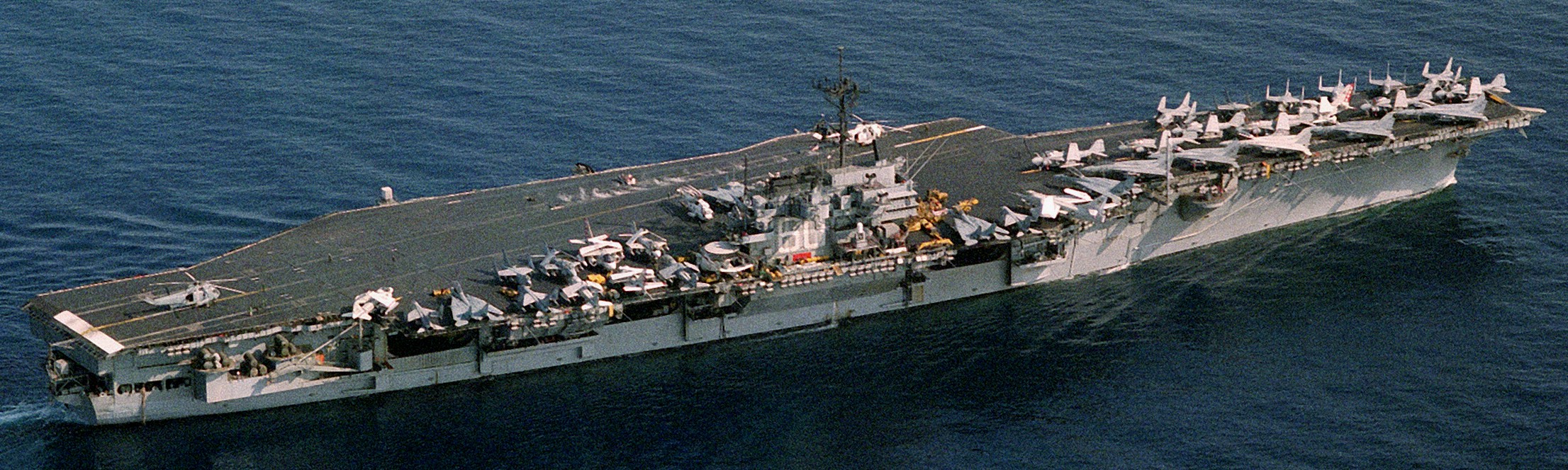 cv-60 uss saratoga forrestal class aircraft carrier air wing cvw-17 us navy mediterranean sea 1986 90