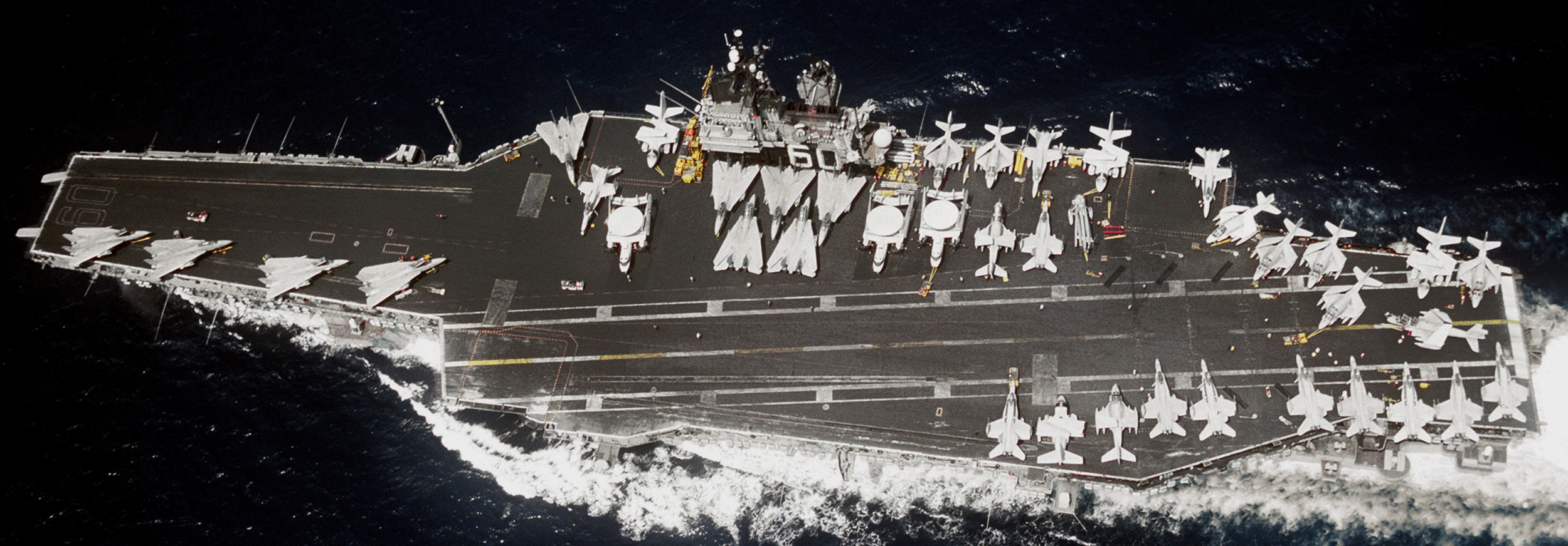 cv-60 uss saratoga forrestal class aircraft carrier air wing cvw-17 us navy adriatic sea 1992 130