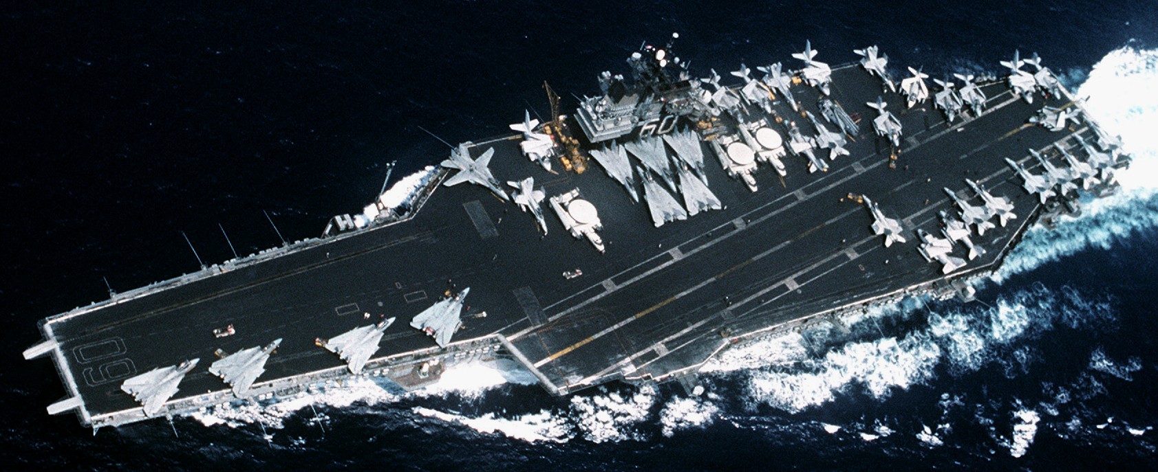 cv-60 uss saratoga forrestal class aircraft carrier air wing cvw-17 us navy mediterranean sea 1992 134