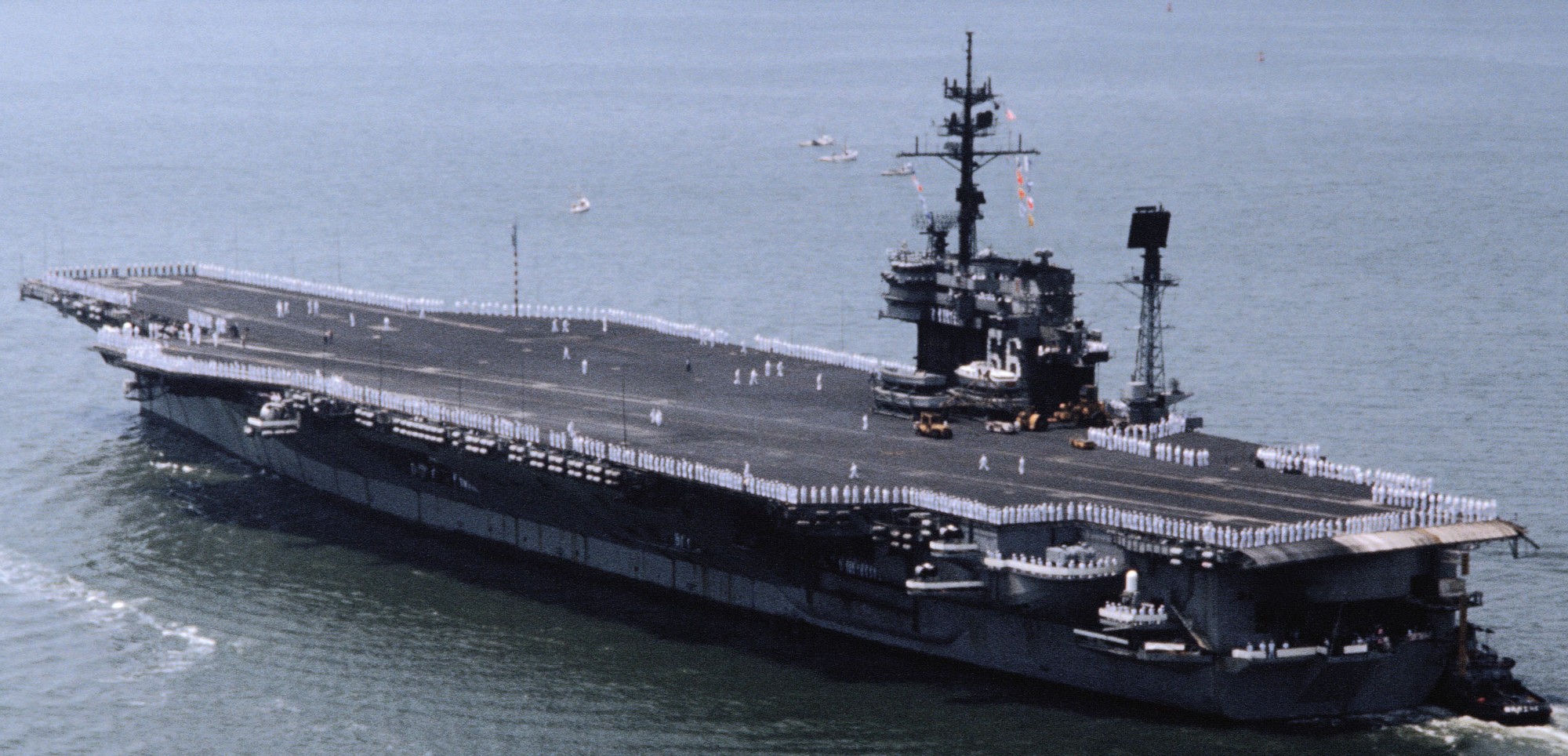cv-66 uss america kitty hawk class aircraft carrier us navy norfolk virginia 1982 45