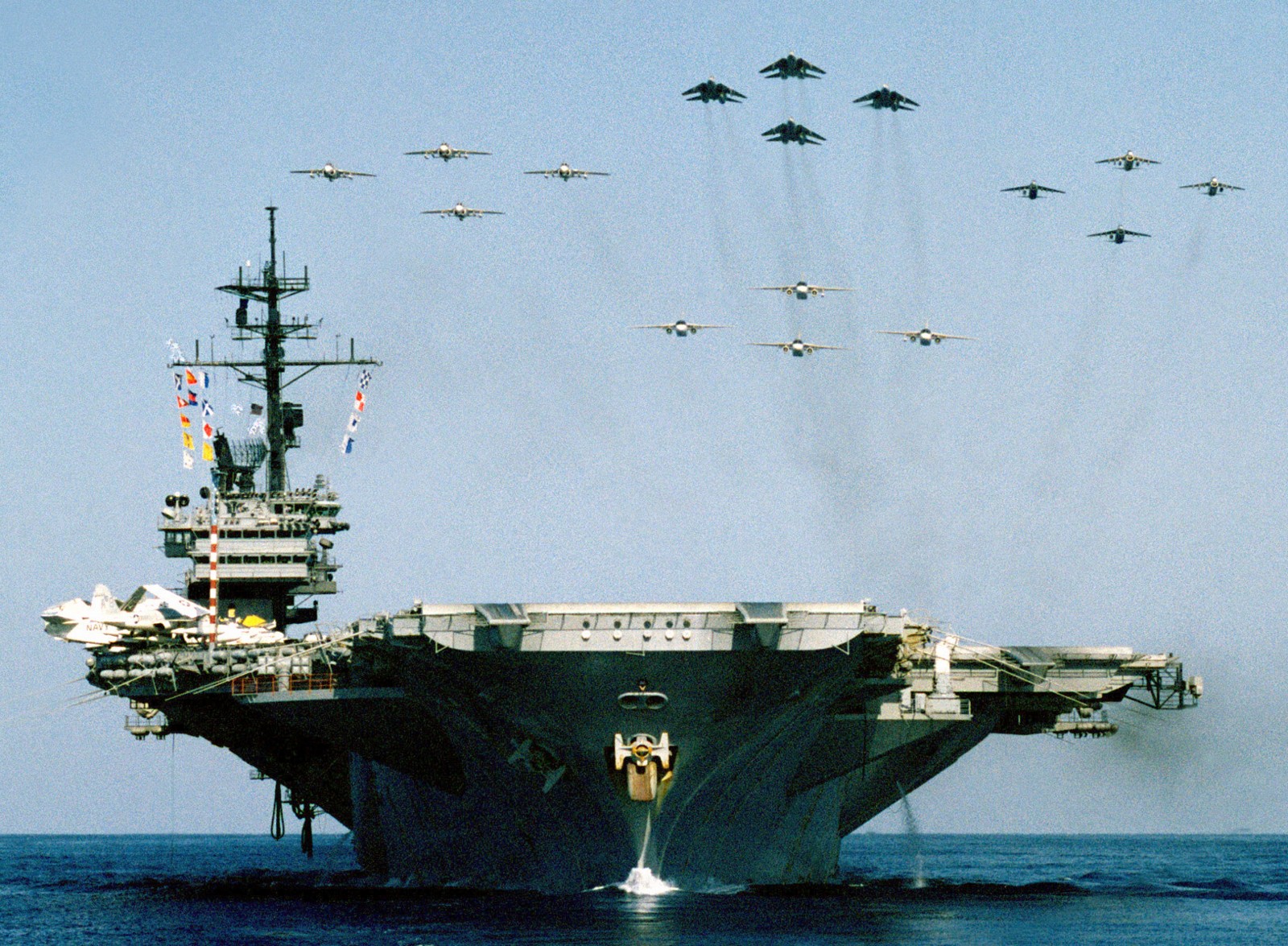 cv-66 uss america kitty hawk class aircraft carrier air wing cvw-1 us navy 65