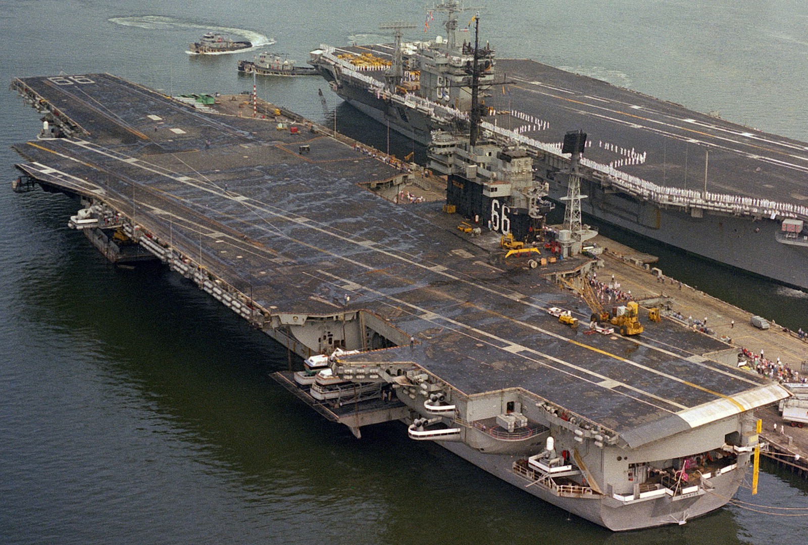 cv-66 uss america kitty hawk class aircraft carrier us navy 86