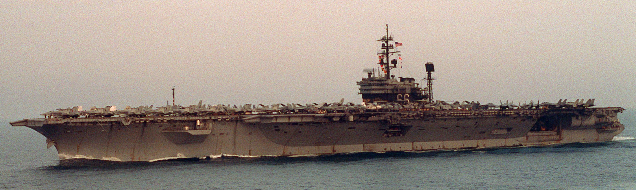 cv-66 uss america kitty hawk class aircraft carrier air wing cvw-1 us navy desert storm 1991 97