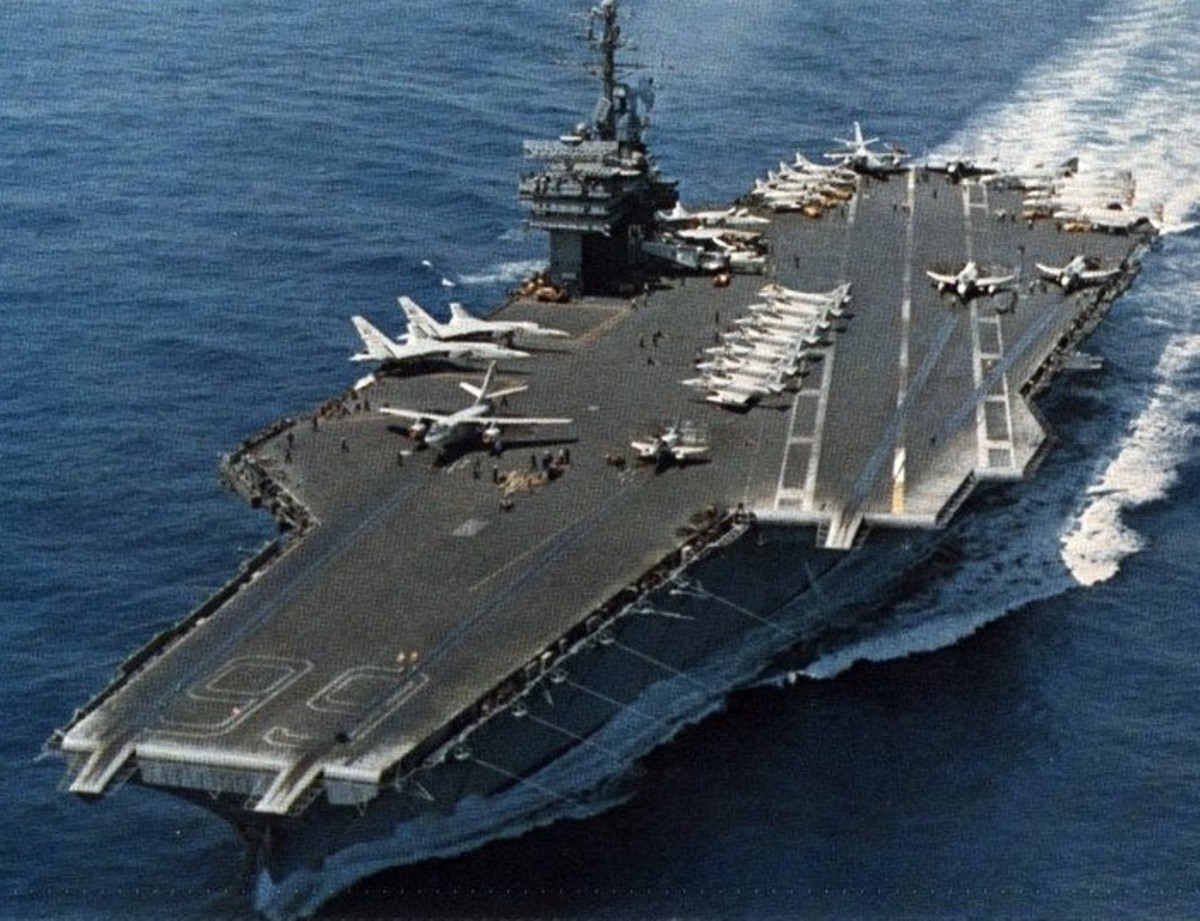cv-66 uss america kitty hawk class aircraft carrier air wing cvw-6 us navy 1967 115