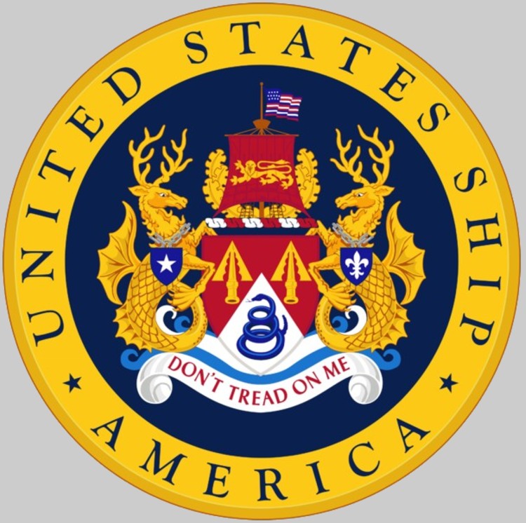 cv-66 uss america insignia crest patch badge kitty hawk class aircraft carrier us navy 04x