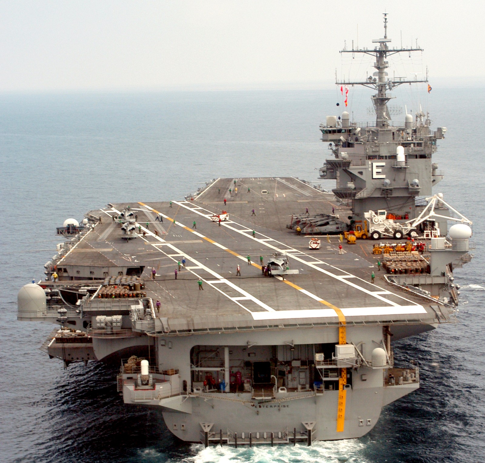 cvn-65 uss enterprise aircraft carrier us navy 2003 81
