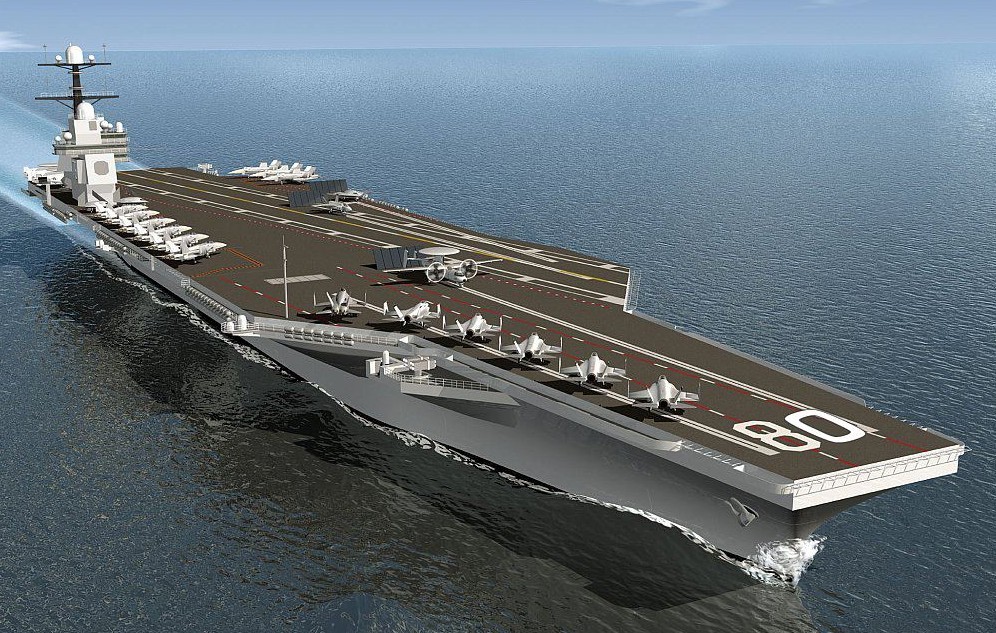 uss enterprise cvn-80 gerald r. ford class aircraft carrier us navy huntington ingalls newport news