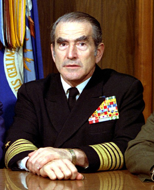 Bud' Zumwalt, admiral modernized the Navy, dies 20 years ago #OnThisDay #OTD (Jan 2 2000) - RetroNewser