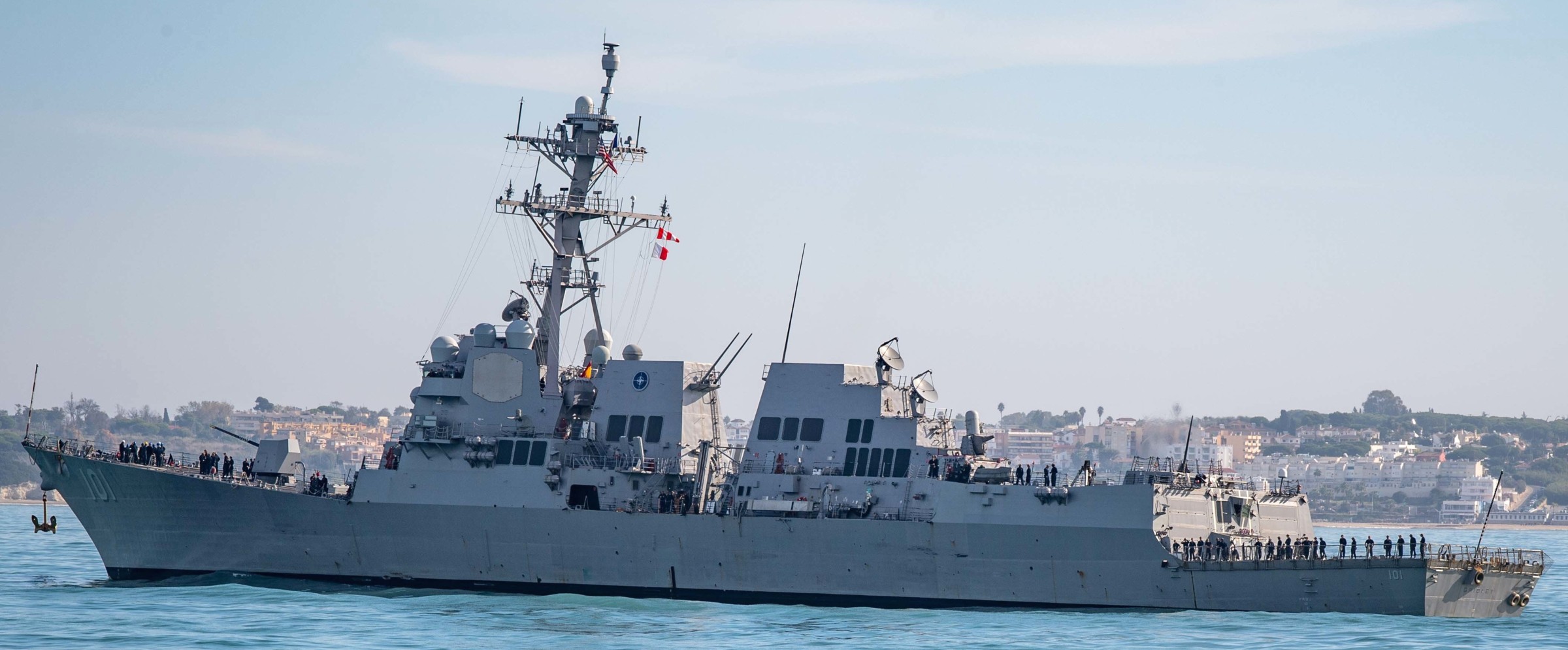 ddg-101 uss gridley arleigh burke class guided missile destroyer aegis us navy naval station rota spain 64