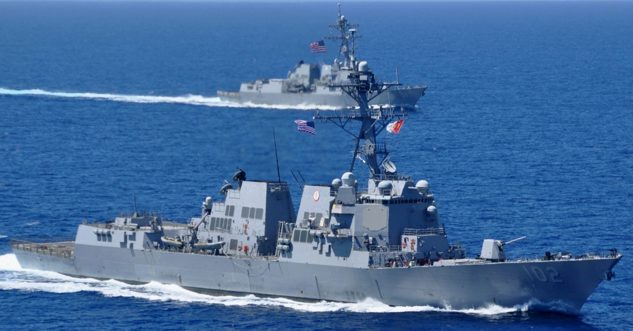 ddg-102 uss sampson arleigh burke class guided missile destroyer aegis us navy south china sea 38