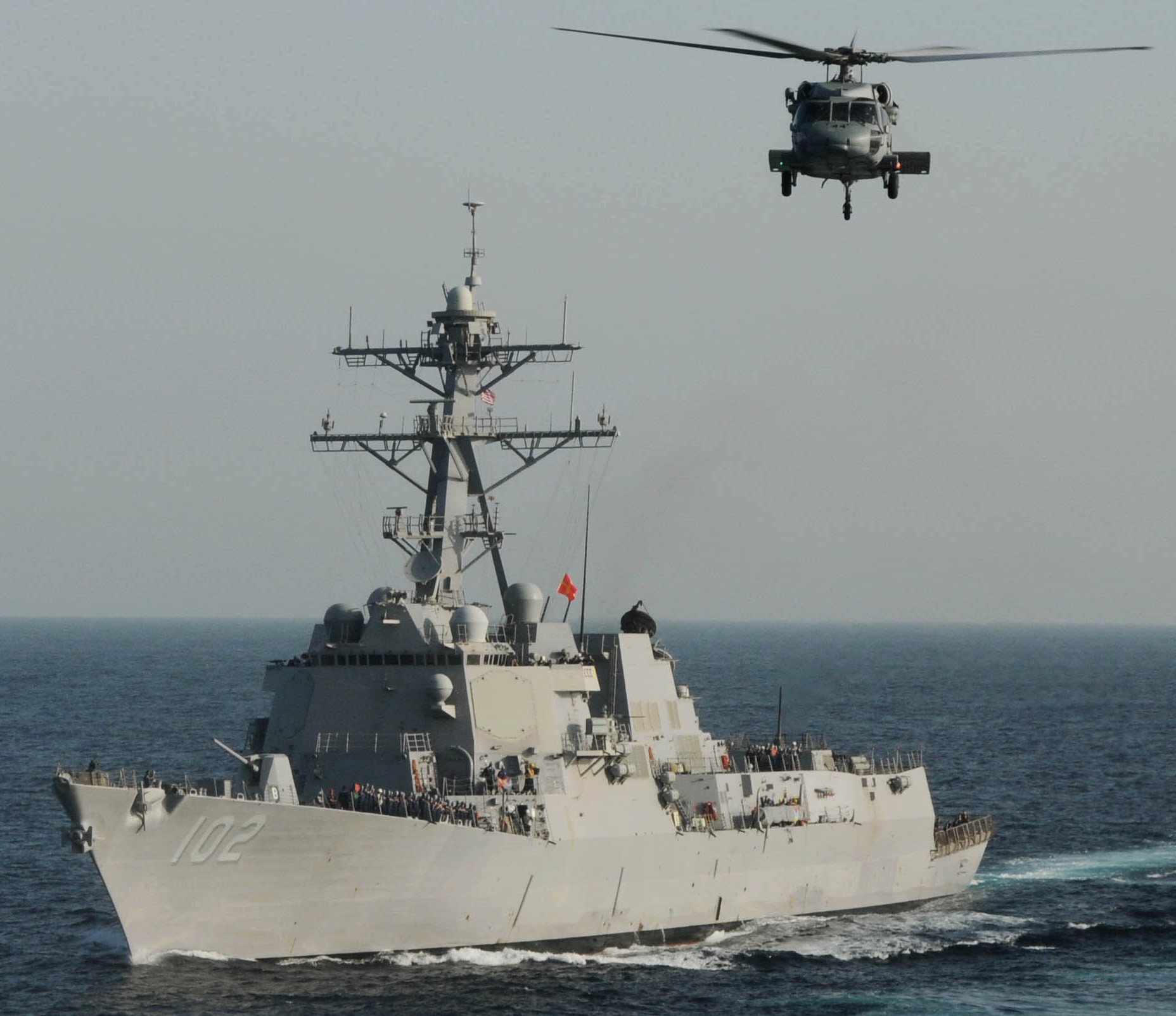ddg-102 uss sampson arleigh burke class guided missile destroyer aegis us navy gulf of oman 46