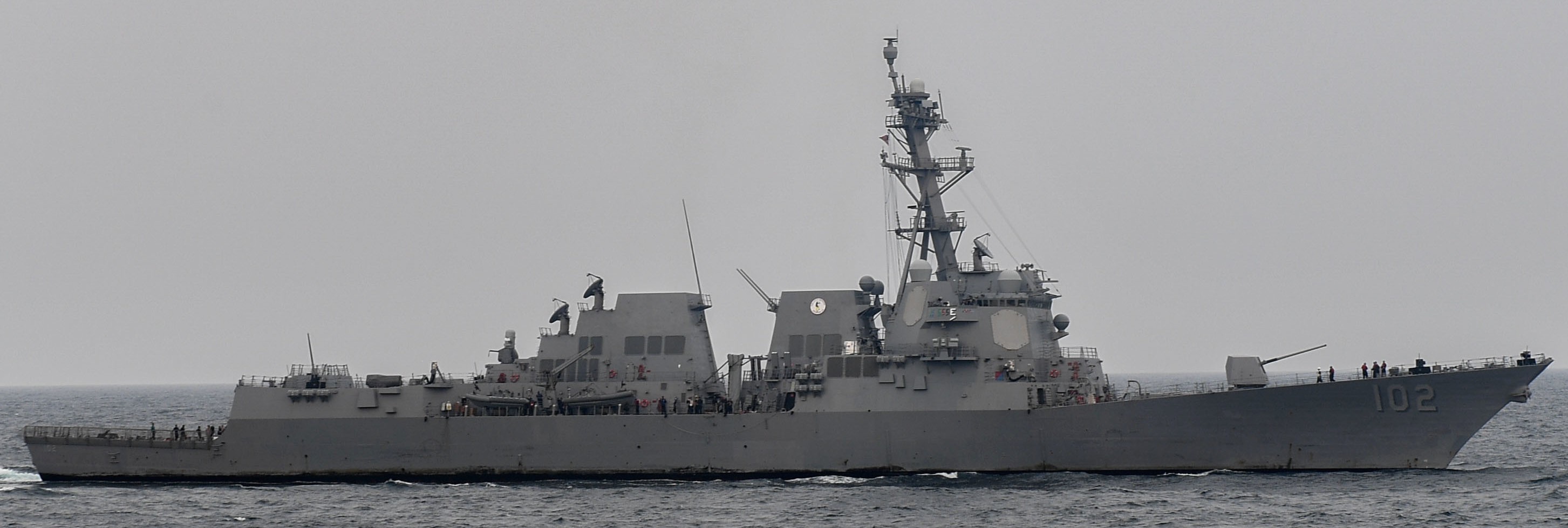 ddg-102 uss sampson arleigh burke class guided missile destroyer aegis us navy indian ocean 88
