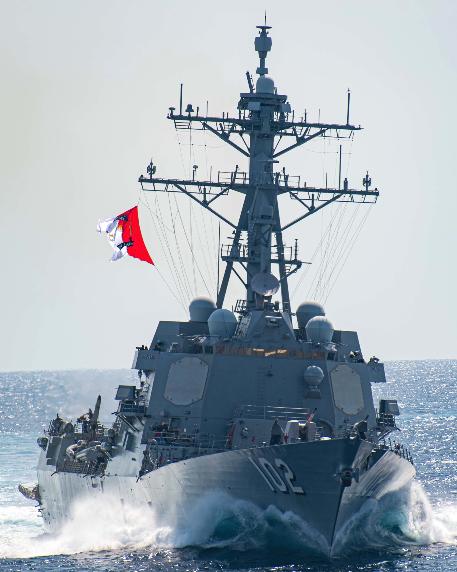 ddg-102 uss sampson arleigh burke class guided missile destroyer aegis us navy pacific ocean 94