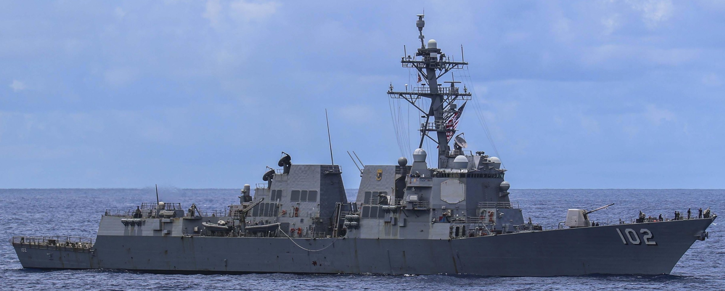 ddg-102 uss sampson arleigh burke class guided missile destroyer aegis us navy exercise rimpac 2022 102