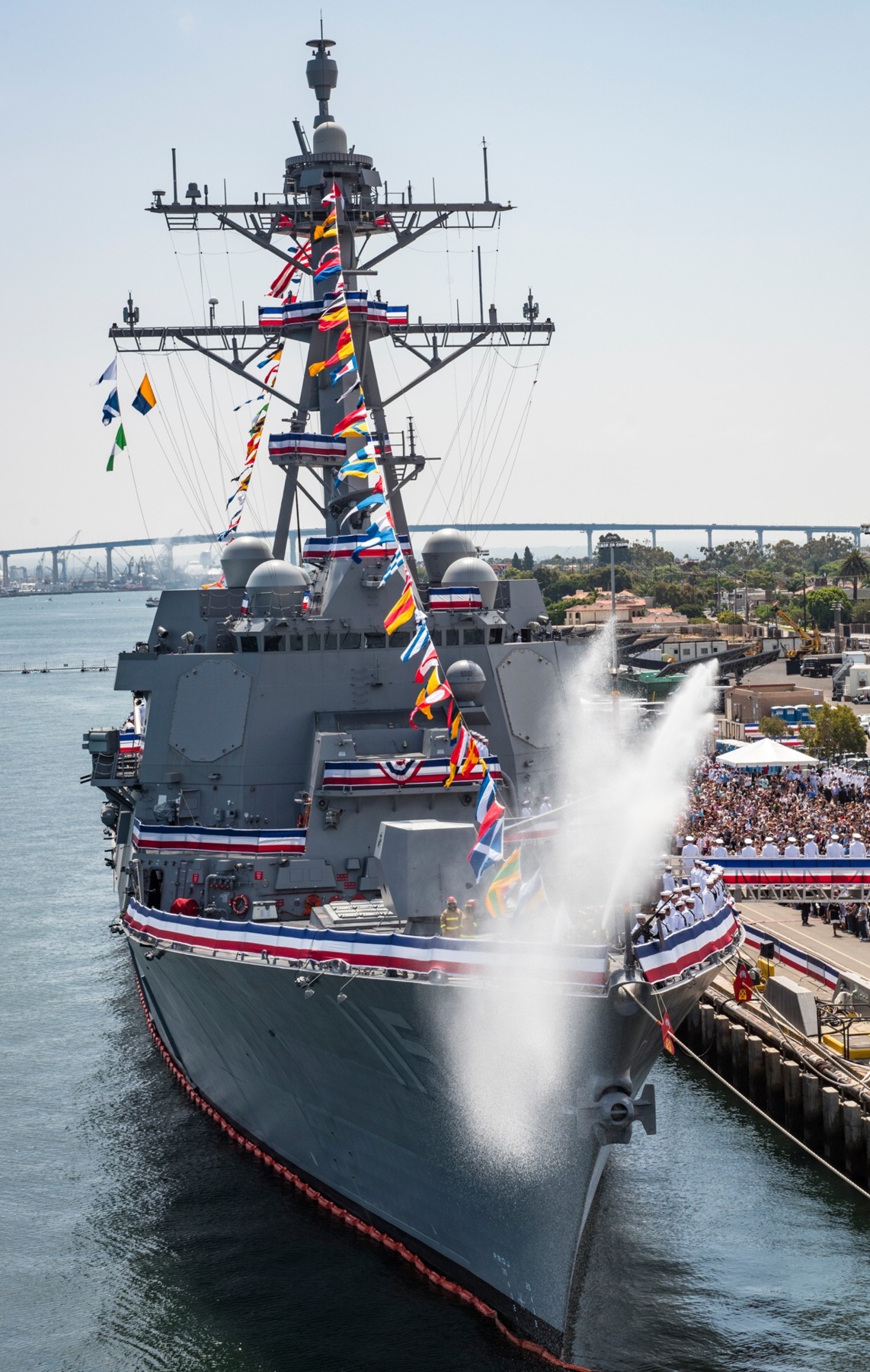 ddg-115 uss rafael peralta arleigh burke class guided missile destroyer us navy aegis 02 commissioning ceremony nas north island
