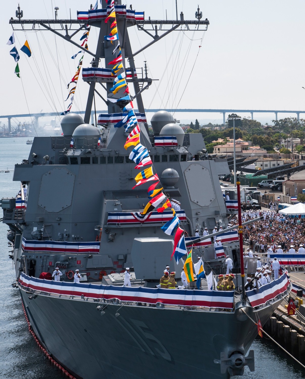 ddg-115 uss rafael peralta arleigh burke class guided missile destroyer us navy aegis 03 commissioning nas north island california