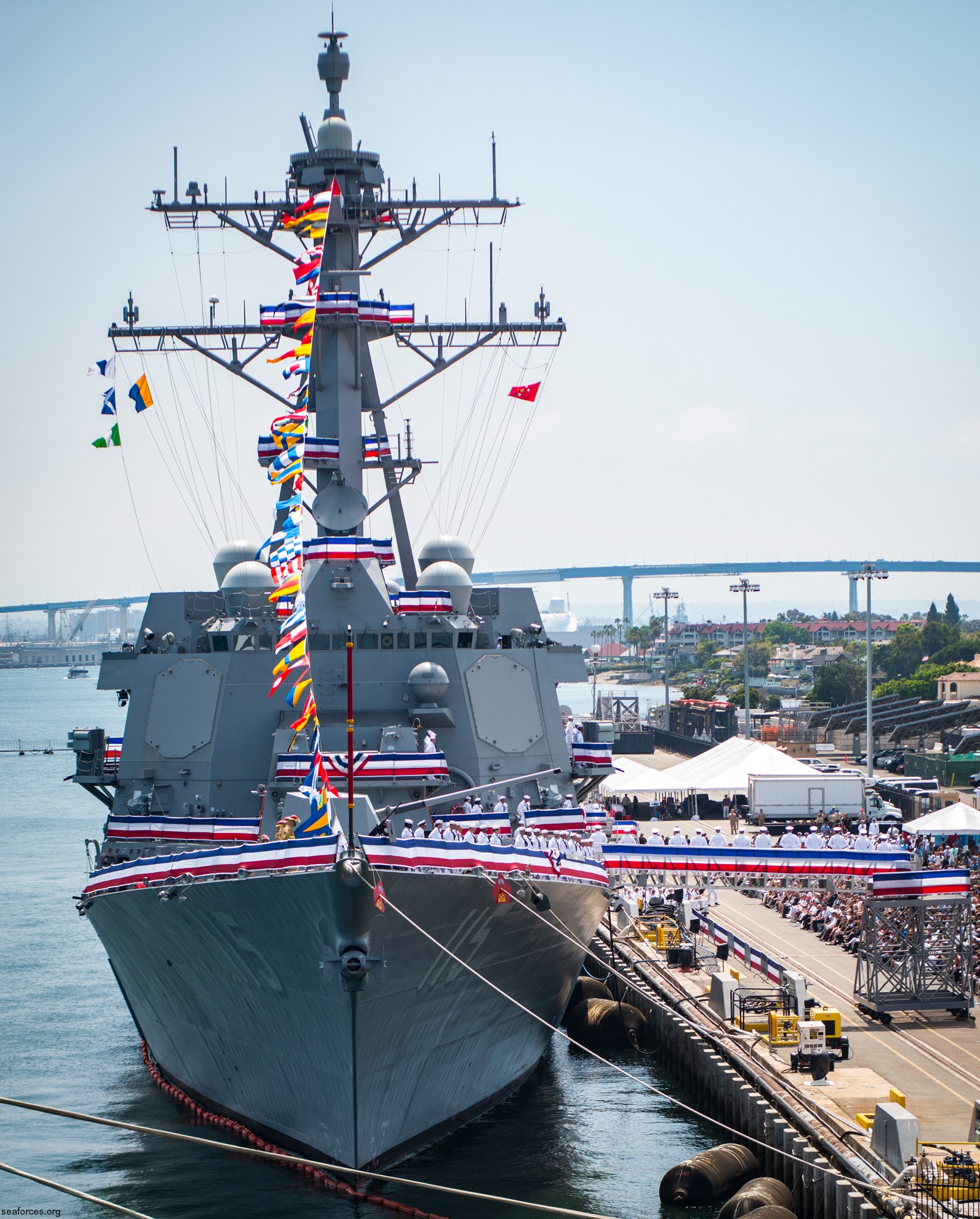 ddg-115 uss rafael peralta arleigh burke class guided missile destroyer us navy aegis 11 commissioning nas north island