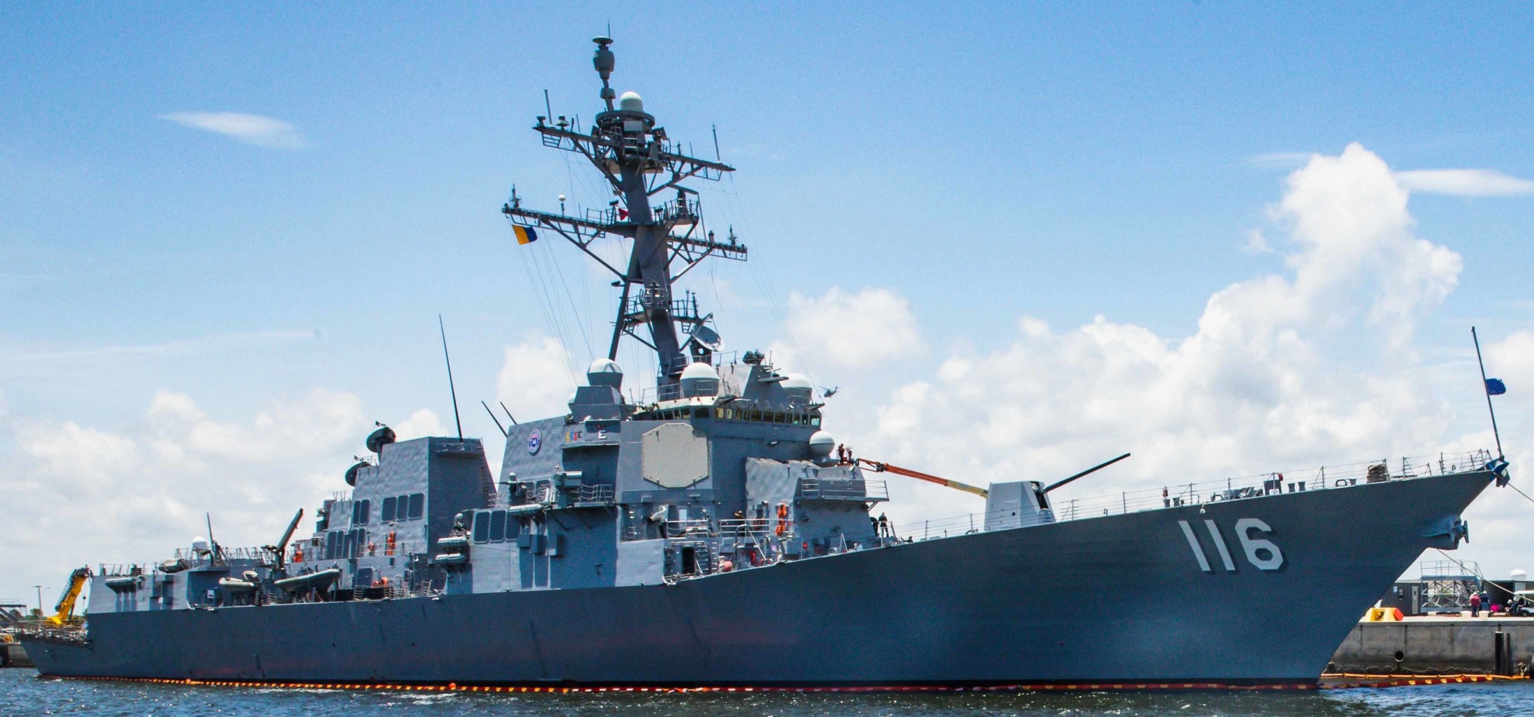 ddg-116 uss thomas hudner arleigh burke class guided missile destroyer aegis us navy naval station mayport florida 45