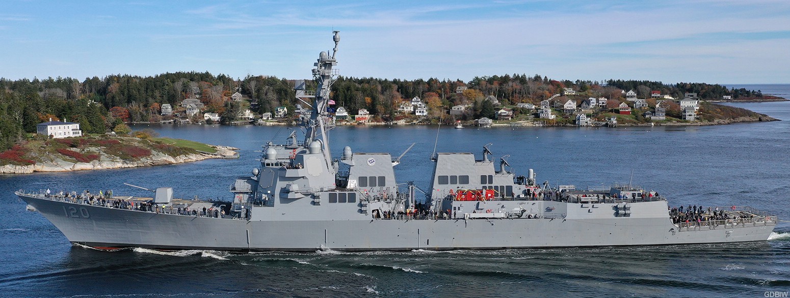 ddg-120 uss carl m. levin arleigh burke class guided missile destroyer aegis us navy 25 trials
