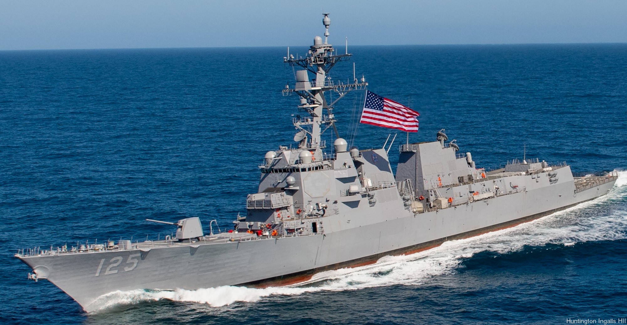 ddg-125 uss jack h. lucas arleigh burke class guided missile destroyer aegis us navy acceptance trials 11