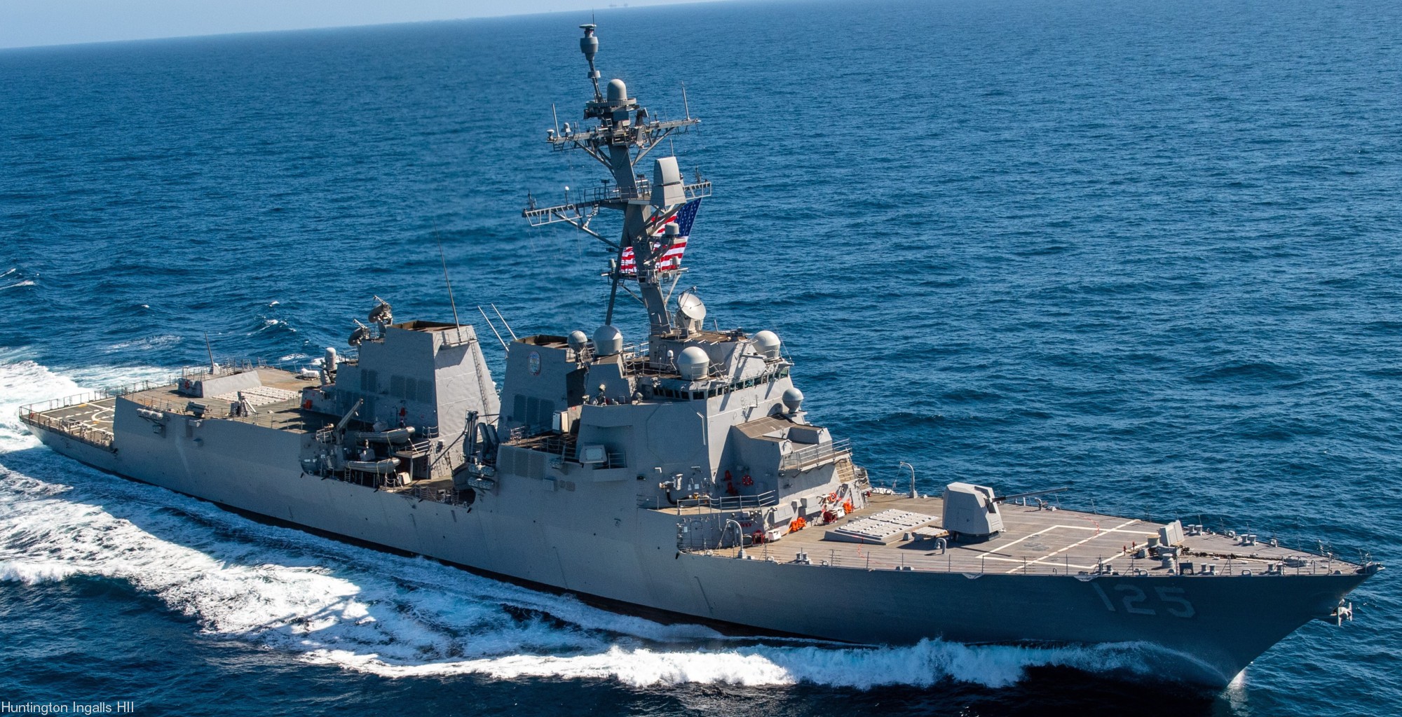 ddg-125 uss jack h. lucas arleigh burke class guided missile destroyer aegis us navy acceptance trials 12