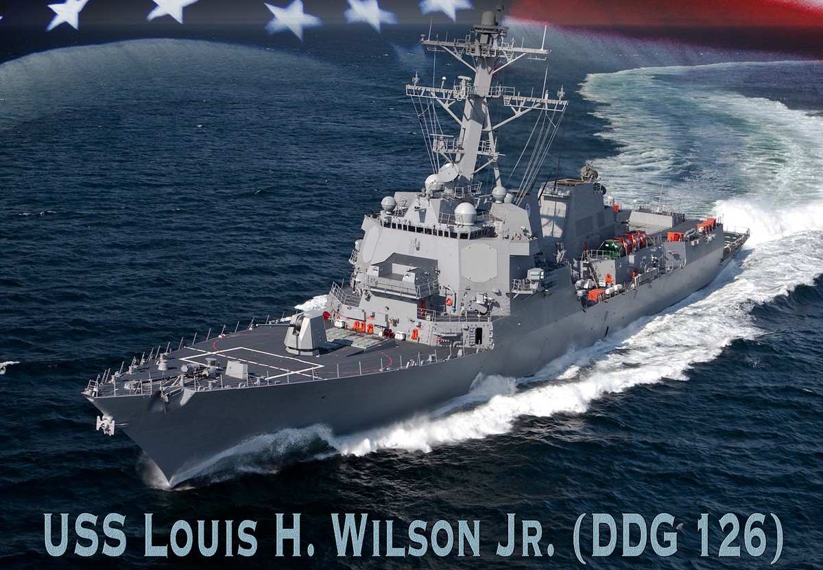 ddg-126 uss louis h. wilson jr. arleigh burke class guided missile destroyer us navy aegis bath gdbiw 02x