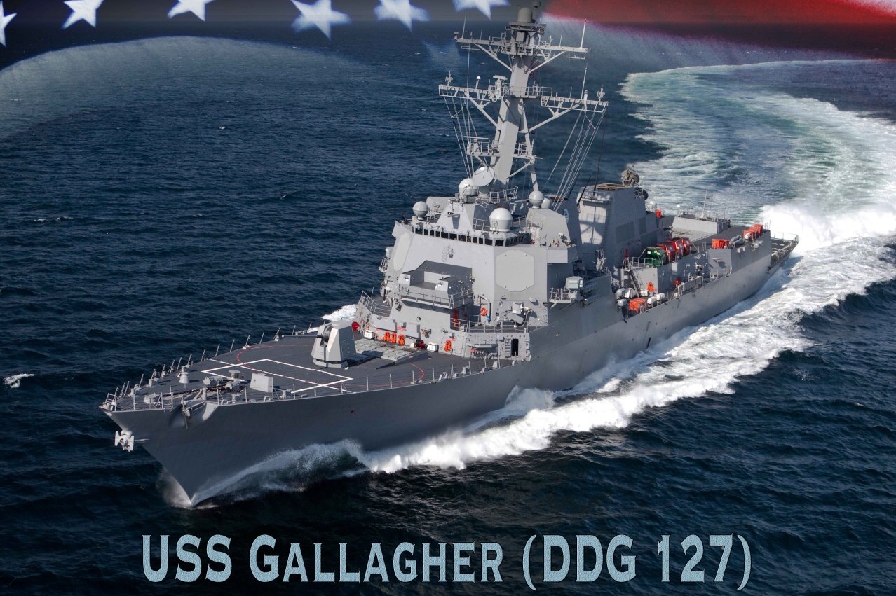 ddg-127 uss patrick gallagher arleigh burke class guided missile destroyer us navy 02x