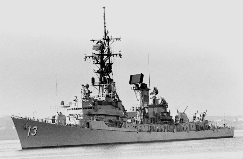 USS Hoel DDG-13 - Charles F. Adams class guided missile destroyer