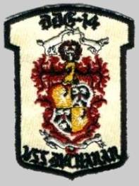 DDG-14 USS Buchanan patch crest insignia