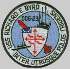 DDG-23 USS Richard E. Byrd patch crest insignia