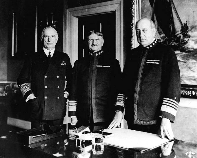 Admiral Henry B. Wilson, Robert Edward Coontz, Hugh Rodman