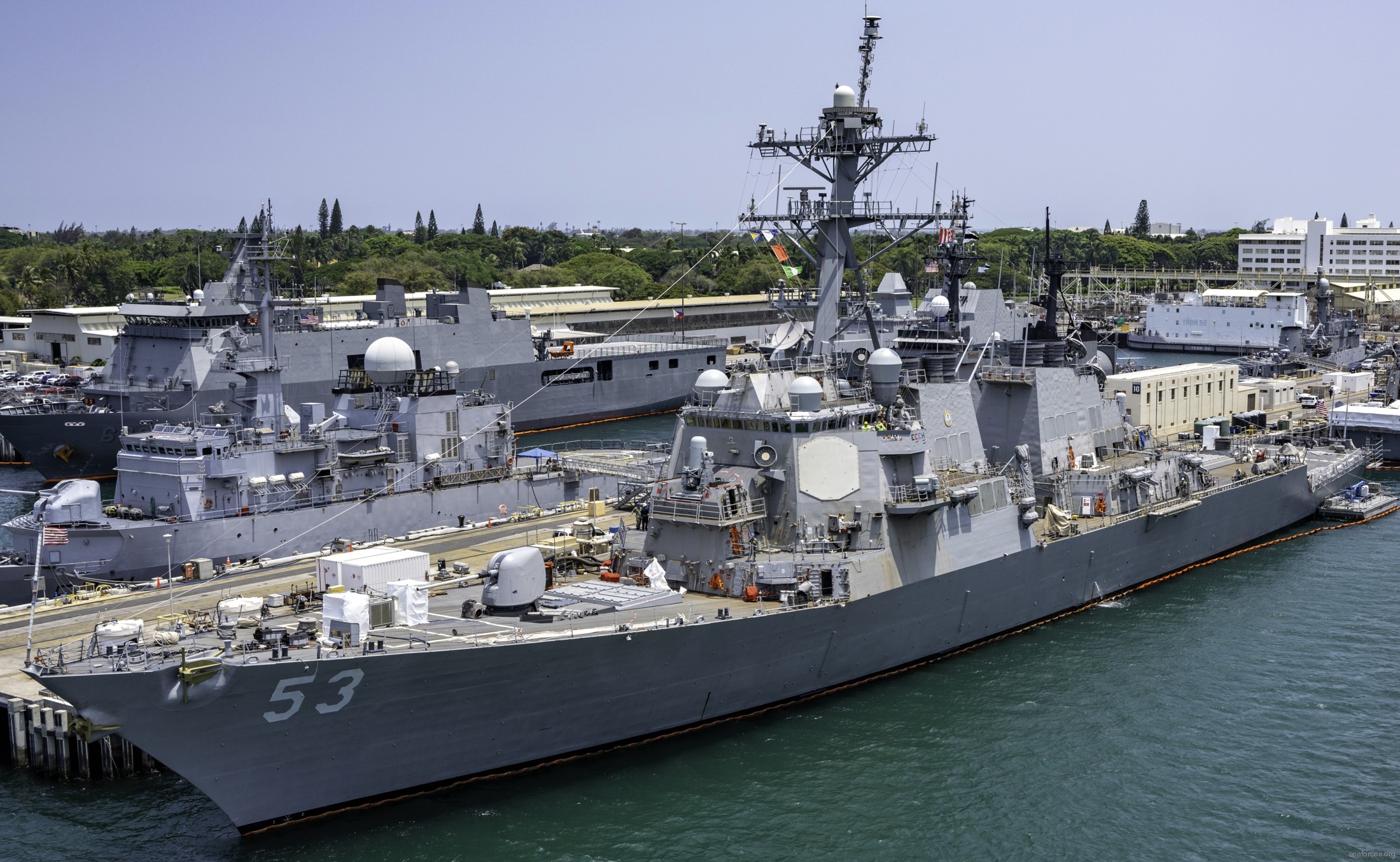 ddg-53 uss john paul jones destroyer us navy 50 exercise rimpac 2018