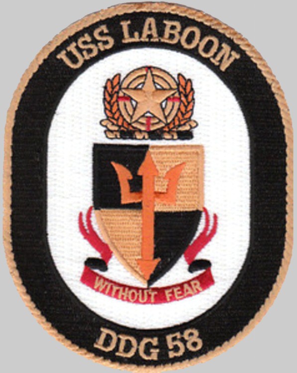 ddg-58 uss laboon patch insignia crest guided missile destroyer us navy 03
