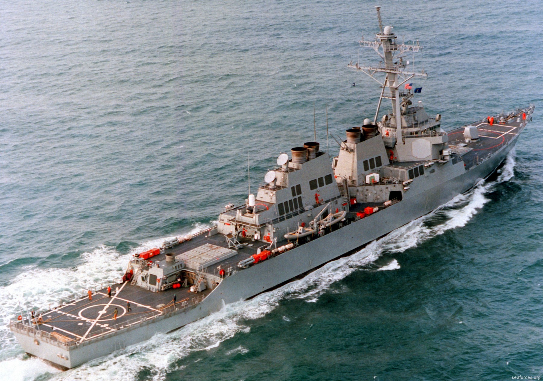 ddg-60 uss paul hamilton guided missile destroyer us navy 52 sea trials