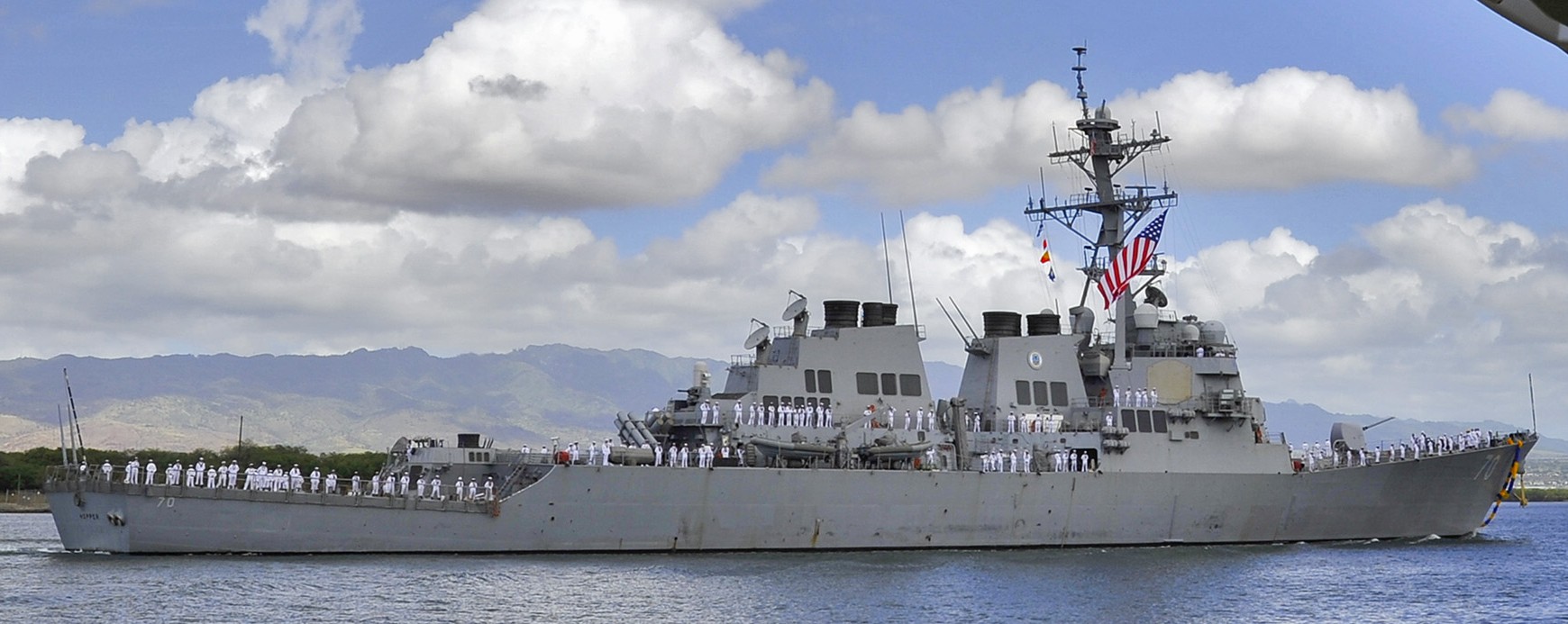 ddg-70 uss hopper guided missile destroyer arleigh burke class aegis bmd 17 pearl harbor hickam hawaii jbphh