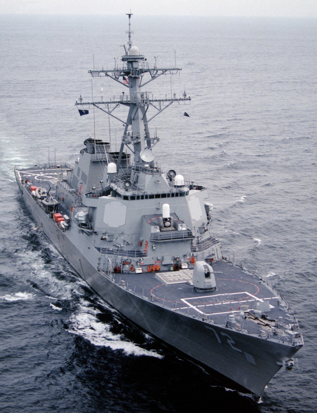 ddg-72 uss mahan guided missile destroyer arleigh burke class aegis bmd 52 trials 1997